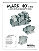 A HIGH-FLOW, 3/8&quot;, 1/2&quot;, &amp; 3/4&quot; TAPPED DIRECT SOLENOID ACTUATED, MULTI-PURPOSE VALVE SERIES